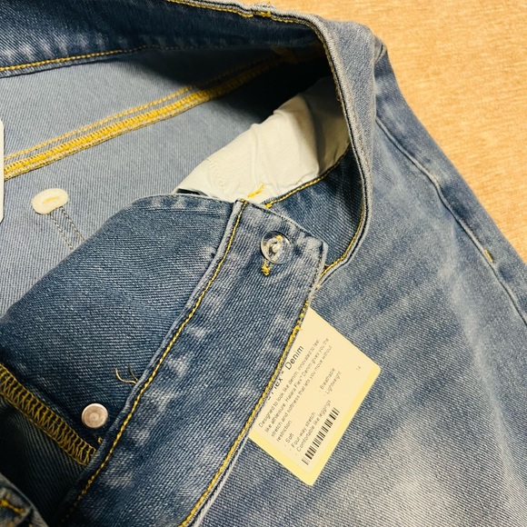 Halara Flex™ Asymmetric Low Rise Zipper Pockets Baggy Wide Leg Casual Jeans - Picture 15 of 16